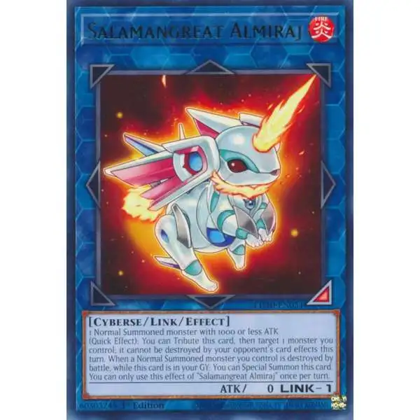 YuGiOh Trading Card Game Legendary Duelists: Soulburning Volcano Rare Salamangreat Almiraj LD10-EN051