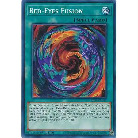 YuGiOh Trading Card Game Legendary Duelists: Season 1 Common Red-Eyes Fusion LDS1-EN017