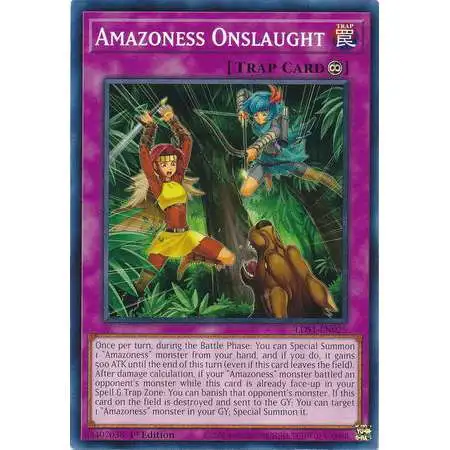 YuGiOh Trading Card Game Legendary Duelists: Season 1 Common Amazoness Onslaught LDS1-EN025