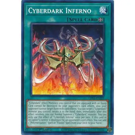 YuGiOh Trading Card Game Legendary Duelists: Season 1 Common Cyberdark Inferno LDS1-EN039