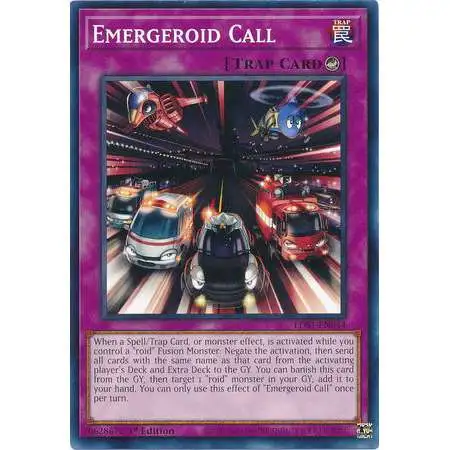 YuGiOh Trading Card Game Legendary Duelists: Season 1 Common Emergeroid Call LDS1-EN044