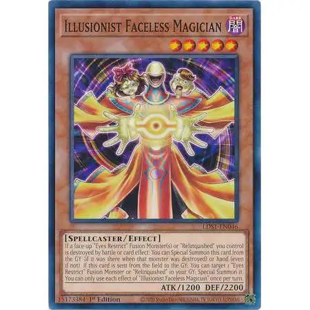 YuGiOh Trading Card Game Legendary Duelists: Season 1 Common Illusionist Faceless Magician LDS1-EN046 [Variant]