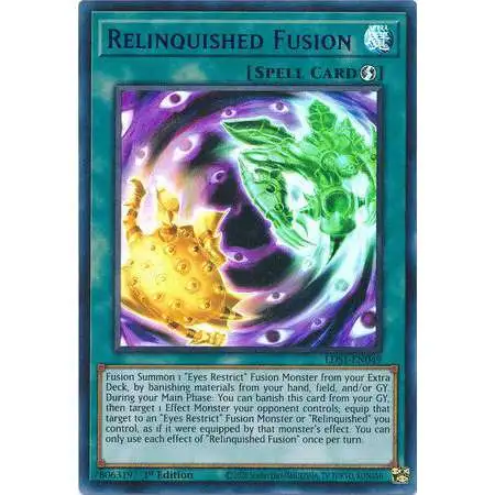 YuGiOh Trading Card Game Legendary Duelists: Season 1 Ultra Rare Relinquished Fusion LDS1-EN049 [Blue Variant]