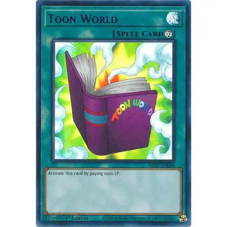 YuGiOh Trading Card Game Legendary Duelists: Season 1 Ultra Rare Toon World (alternate art) LDS1-EN068 [Blue Variant]