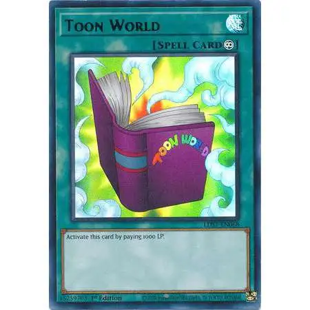 YuGiOh Trading Card Game Legendary Duelists: Season 1 Ultra Rare Toon World (alternate art) LDS1-EN068 [Purple Variant]