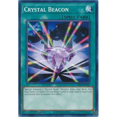 YuGiOh Trading Card Game Legendary Duelists: Season 1 Common Crystal Beacon LDS1-EN102