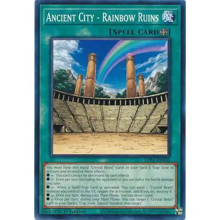 YuGiOh Trading Card Game Legendary Duelists: Season 1 Common Ancient City - Rainbow Ruins LDS1-EN103