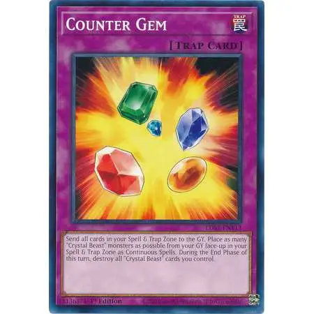 YuGiOh Trading Card Game Legendary Duelists: Season 1 Common Counter Gem LDS1-EN113