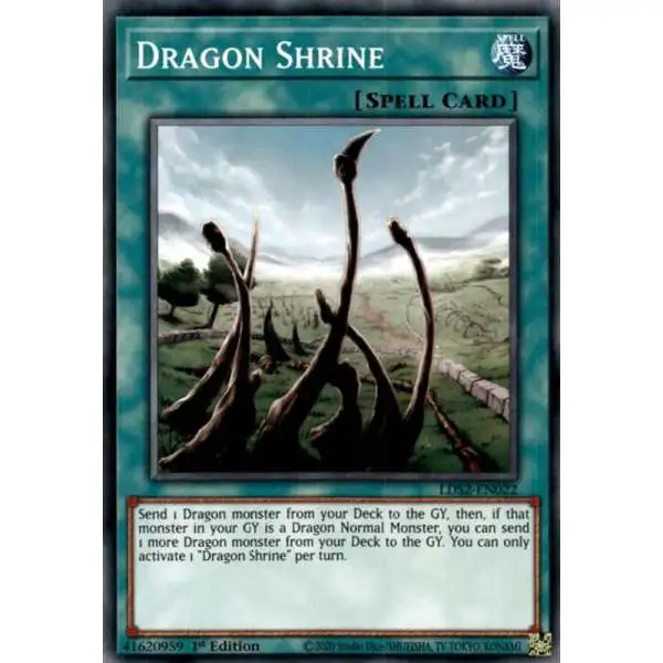 YuGiOh Trading Card Game Legendary Duelists: Season 2 Common Dragon Shrine LDS2-EN022