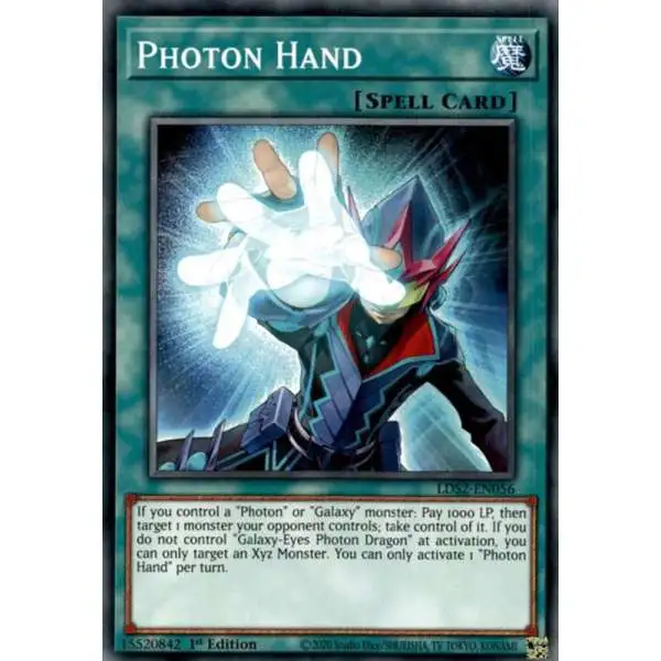 YuGiOh Trading Card Game Legendary Duelists: Season 2 Common Photon Hand LDS2-EN056