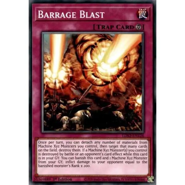 YuGiOh Trading Card Game Legendary Duelists: Season 2 Common Barrage Blast LDS2-EN126