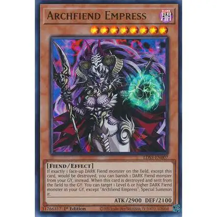 YuGiOh Legendary Duelists: Season 3 Ultra Rare Archfiend Empress LDS3-EN007 [Red]