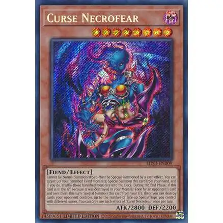 YuGiOh Legendary Duelists: Season 3 Secret Rare Curse Necrofear LDS3-EN009