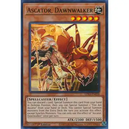 YuGiOh Legendary Duelists: Season 3 Ultra Rare Ascator, Dawnwalker LDS3-EN050 [Red]