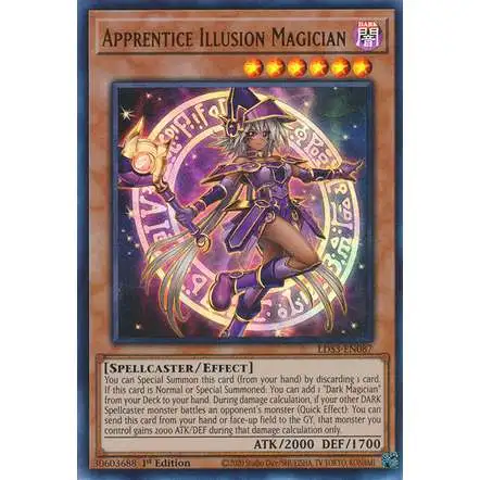 YuGiOh Legendary Duelists: Season 3 Ultra Rare Apprentice Illusion Magician LDS3-EN087