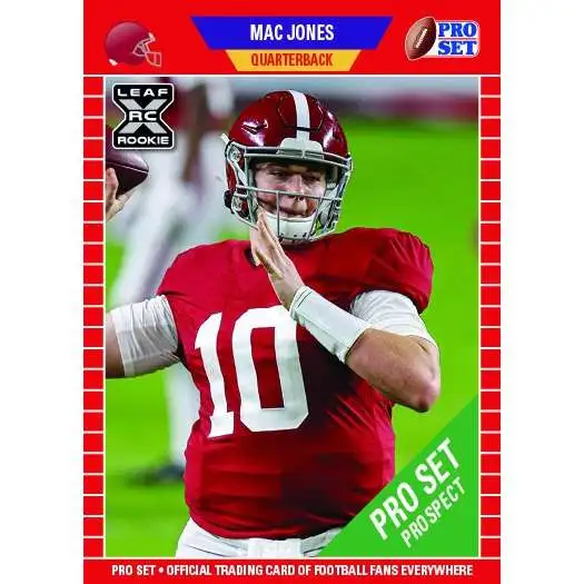 NFL New England Patriots 2021 Pro Set Football Mac Jones PS6 [XRC Rookie Card]