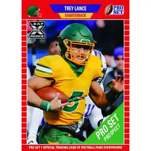 NFL 2021 Pro Set Football Trey Lance PS10 [XRC Rookie Card]