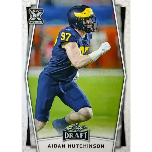 : 2021 Leaf Draft Blue #46 Mac Jones All-American RC