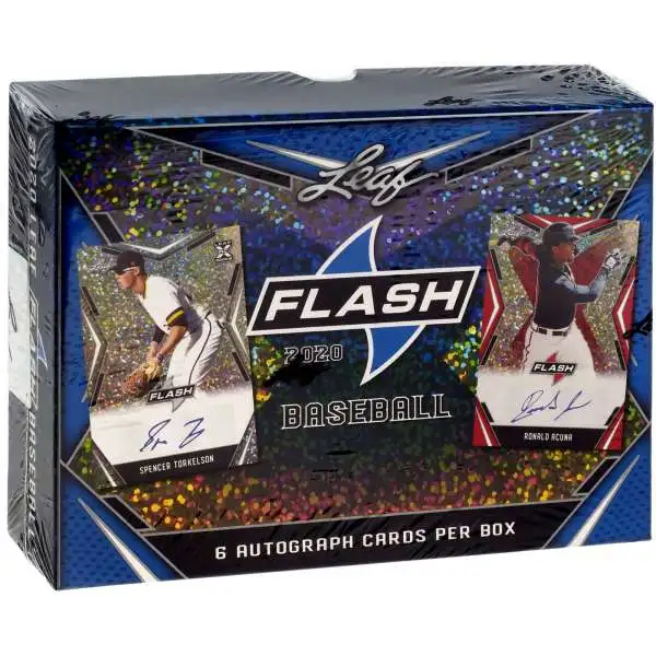 MLB Leaf 2020 Flash Baseball Trading Card HOBBY Box [6 Autographs]