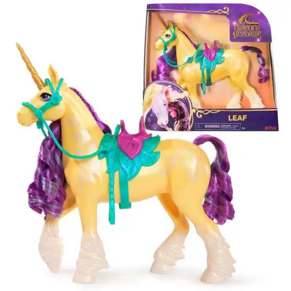 Unicorn Academy Leaf 11-Inch Unicorn Figure