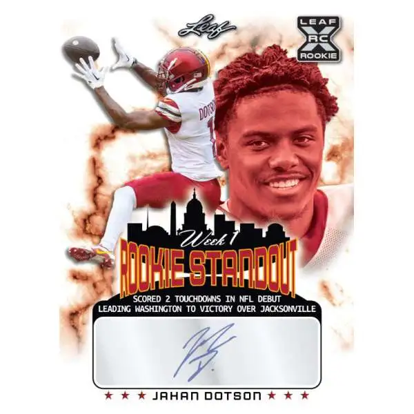 Nfl 2022 Instant Supernova Football Single Card Jahan Dotson S 24