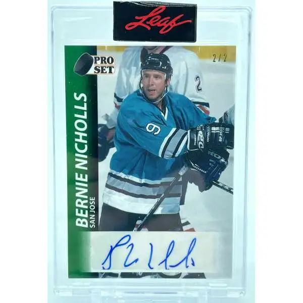 NHL 2021 Leaf Pro Set Bernie Nicholls #2/2