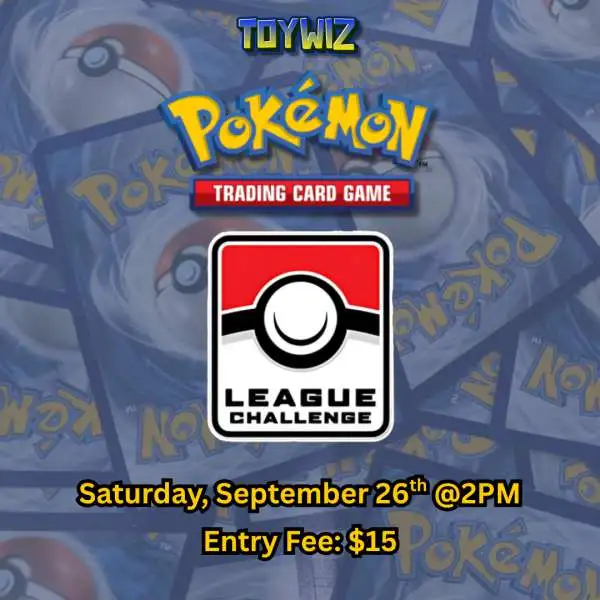 ToyWiz Pokemon League Challenge September 26th Virtual Ticket