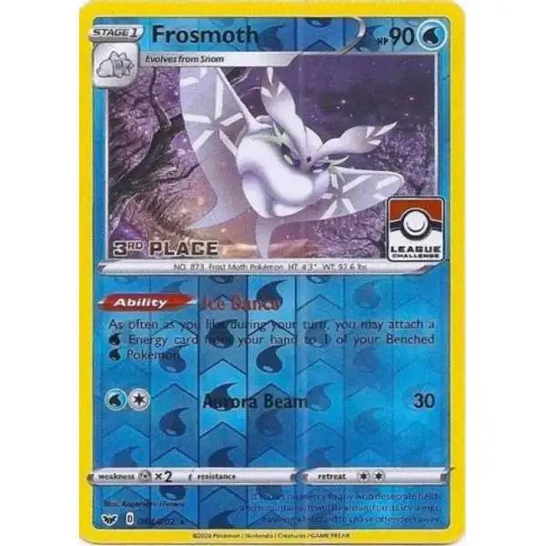 Pokemon Trading Card Game Promo Rare Frosmoth #64 [League Challenge, 3rd Place]