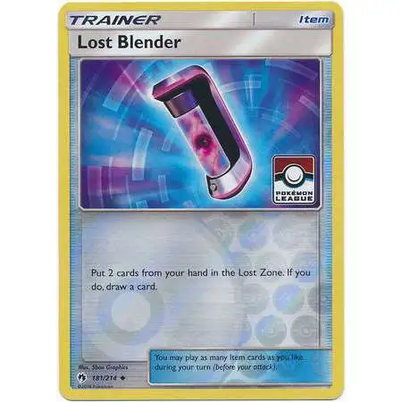 Trading Card Game Pokemon League Promo Reverse Holo Lost Blender #181