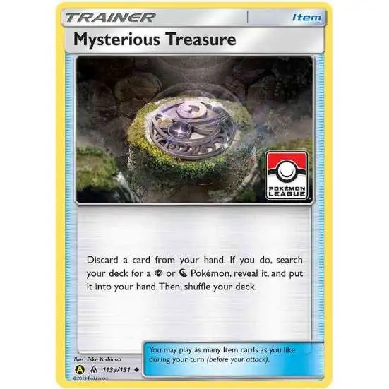 Trading Card Game Pokemon League Promo Reverse Holo Mysterious Treasure #113a