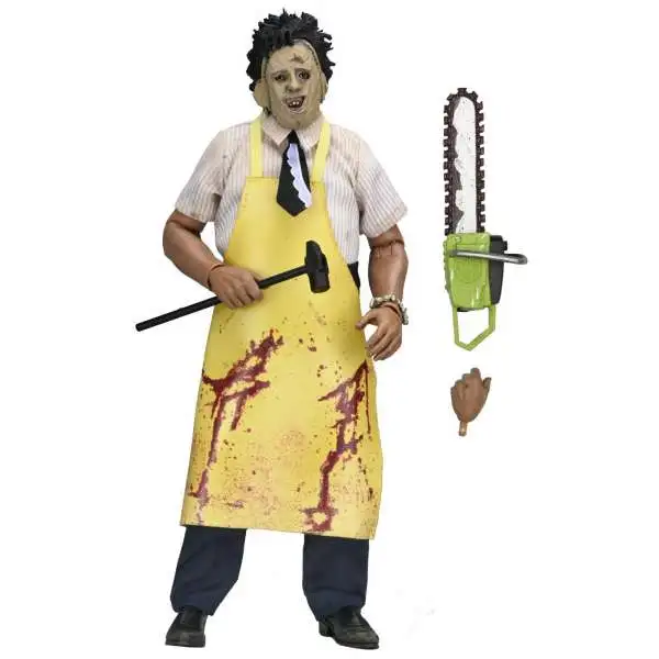 NECA Texas Chainsaw Massacre Leatherface Clothed Action Figure [Yellow Aprin] (Pre-Order ships April)