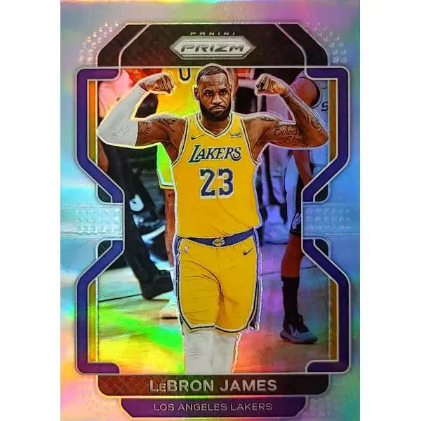 NBA Los Angeles Lakers 2021-22 Prizm Single Card Lebron James 91