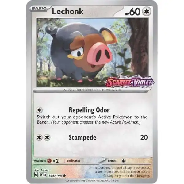 Preorder Pokémon TCG: Scarlet & Violet Products and Obtain a Pokémon Center- Exclusive Foil Card Featuring Lechonk