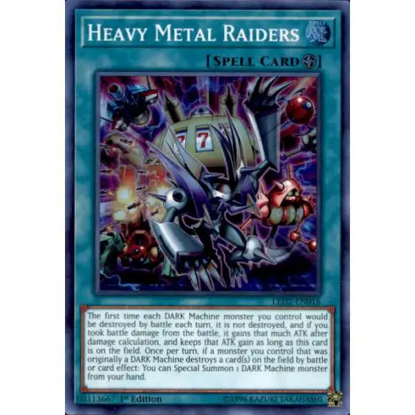 YuGiOh Trading Card Game Legendary Duelists: Ancient Millennium Super Rare Heavy Metal Raiders LED2-EN016