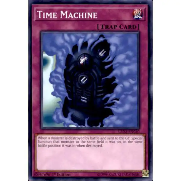 YuGiOh Trading Card Game Legendary Duelists: Ancient Millennium Common Time Machine LED2-EN020