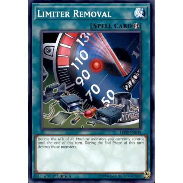 YuGiOh Trading Card Game Legendary Duelists: Ancient Millennium Common Limiter Removal LED2-EN049