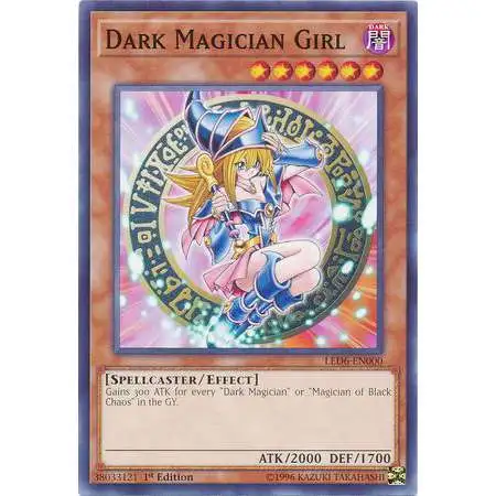 YuGiOh Trading Card Game Legendary Duelists: Magical Hero Common Dark Magician Girl LED6-EN000
