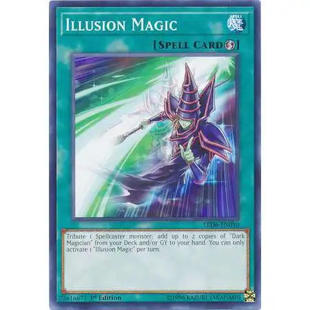 YuGiOh Trading Card Game Legendary Duelists: Magical Hero Common Illusion Magic LED6-EN010