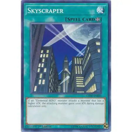 YuGiOh Trading Card Game Legendary Duelists: Magical Hero Common Skyscraper LED6-EN021