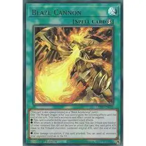 YuGiOh Trading Card Game Legendary Duelists Rage of Ra Ultra Rare Blaze Cannon LED7-EN005