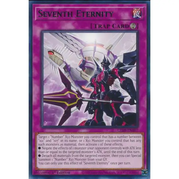 YuGiOh Trading Card Game Legendary Duelists Duels From The Deep Rare Seventh Eternity LED9-EN007