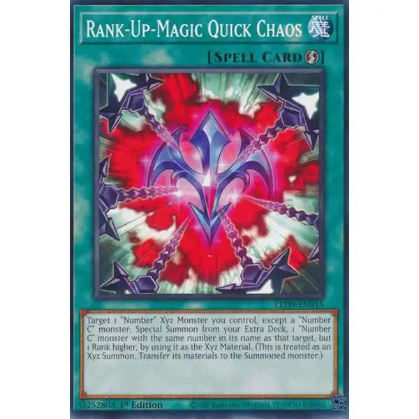 YuGiOh Trading Card Game Legendary Duelists Duels From The Deep Common Rank-Up-Magic Quick Chaos LED9-EN015