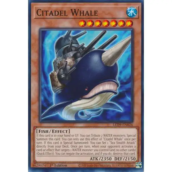 yugioh led9 card list Trading Game Legendary Duelists Duels From The Deep Single Card Common Citadel Whale LED9-EN026 also their effects on the field and their activated effects are negated. YuGiOh Legendary Duelists Duels From
