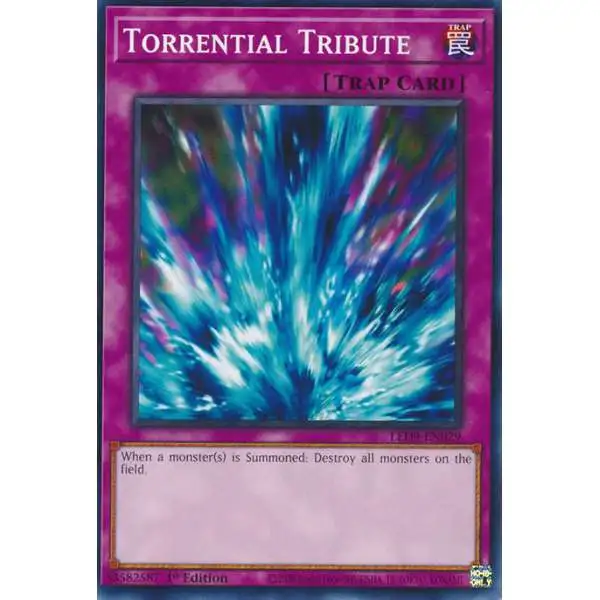 YuGiOh Trading Card Game Legendary Duelists Duels From The Deep Common Torrential Tribute LED9-EN029