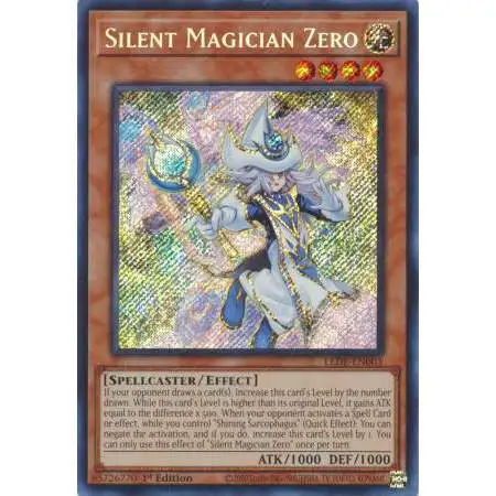 YuGiOh Trading Card Game Legacy of Destruction Secret Rare Silent Magician Zero LEDE-EN003