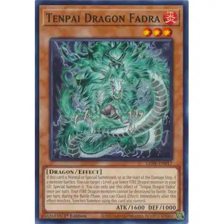 YuGiOh Trading Card Game Legacy of Destruction Common Tenpai Dragon Fadra LEDE-EN017