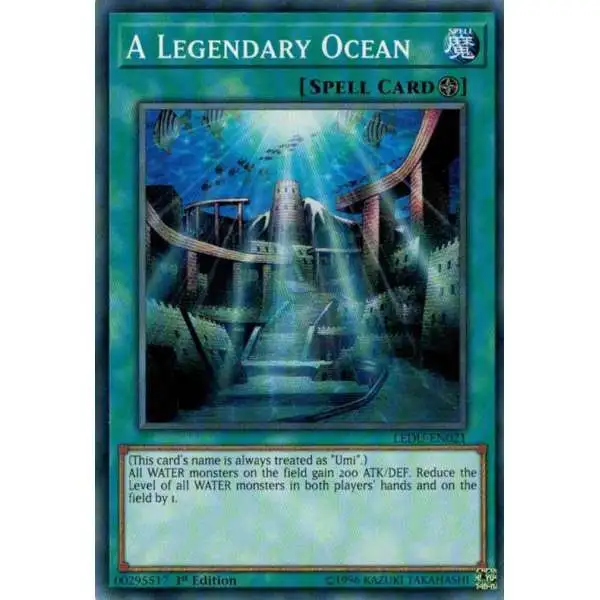 YuGiOh Trading Card Game Legendary Duelists Common A Legendary Ocean LEDU-EN021