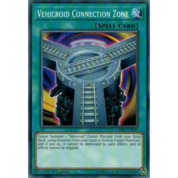 YuGiOh Trading Card Game Legendary Duelists Common Vehicroid Connection Zone LEDU-EN035