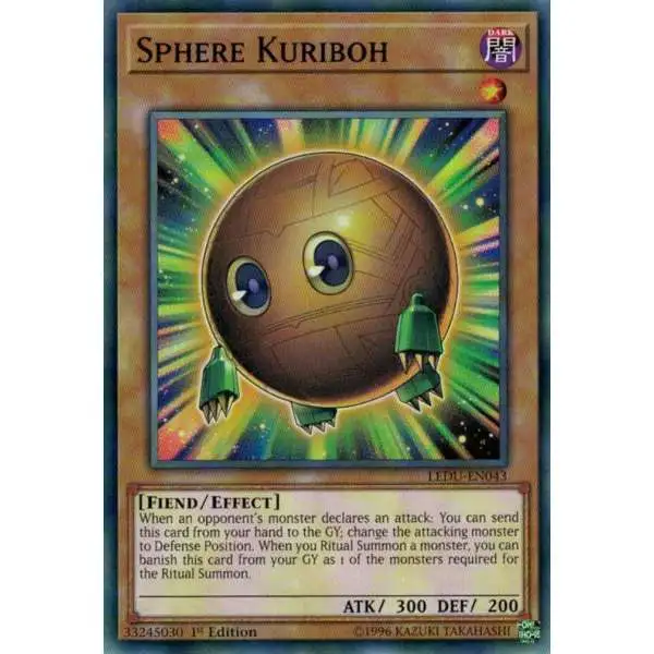 YuGiOh Trading Card Game Legendary Duelists Common Sphere Kuriboh LEDU-EN043