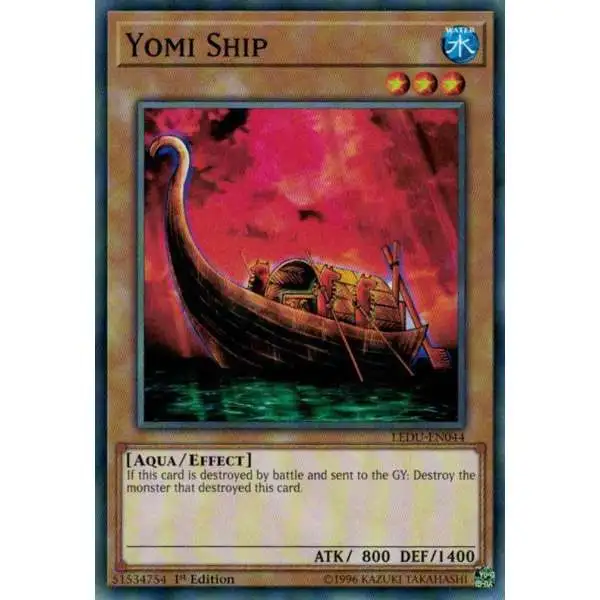 YuGiOh Trading Card Game Legendary Duelists Common Yomi Ship LEDU-EN044